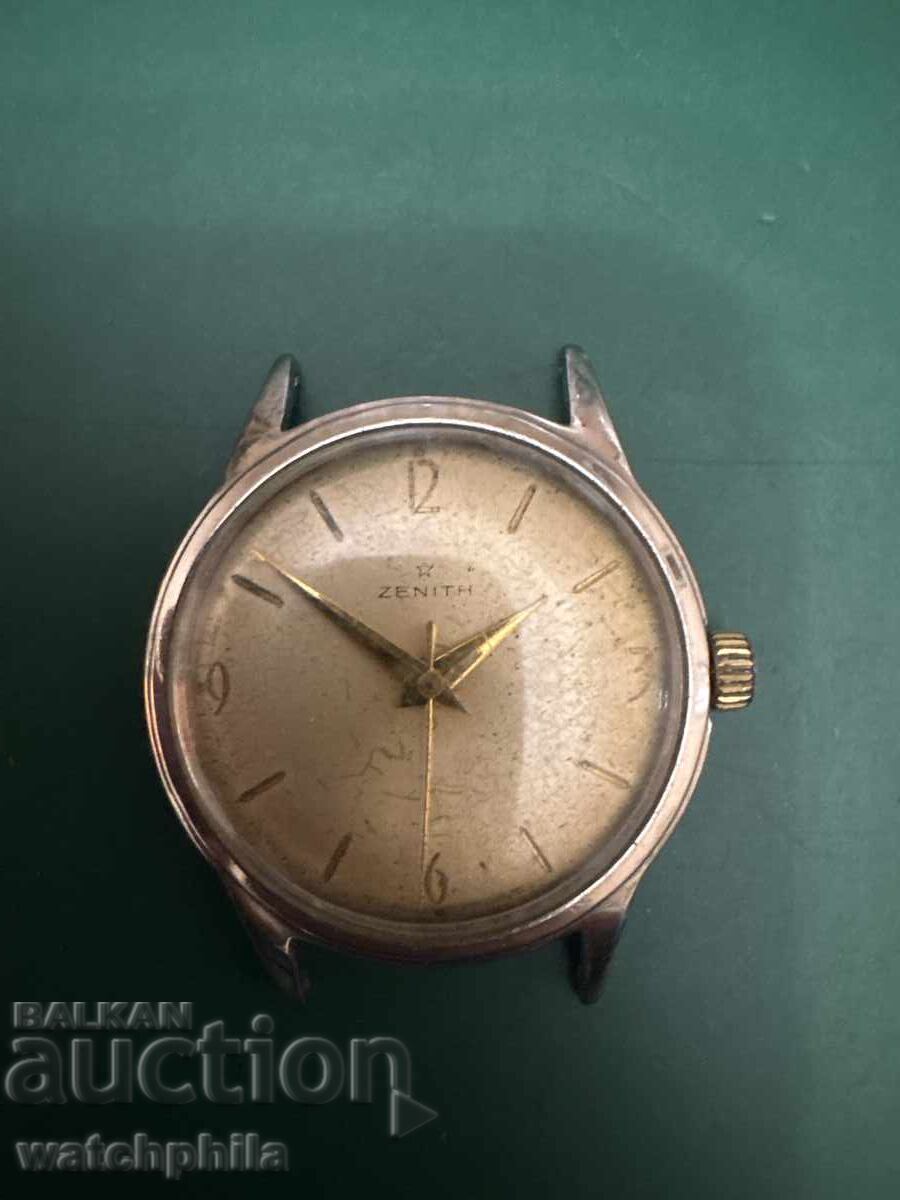 Zenith men's wristwatch. Working, rare