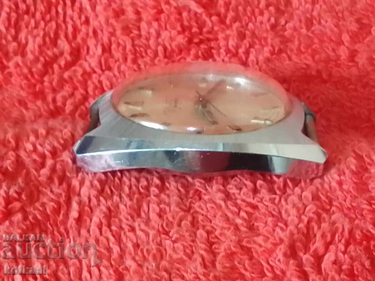 Παλιό χειροκίνητο μηχανικό ανδρικό ρολόι Flight POLJOT - 7