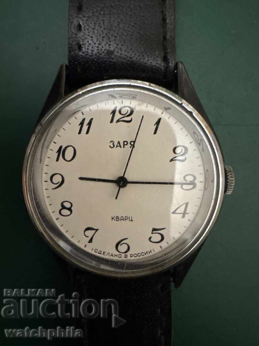 Auction  Zaria Quartz men's wristwatch