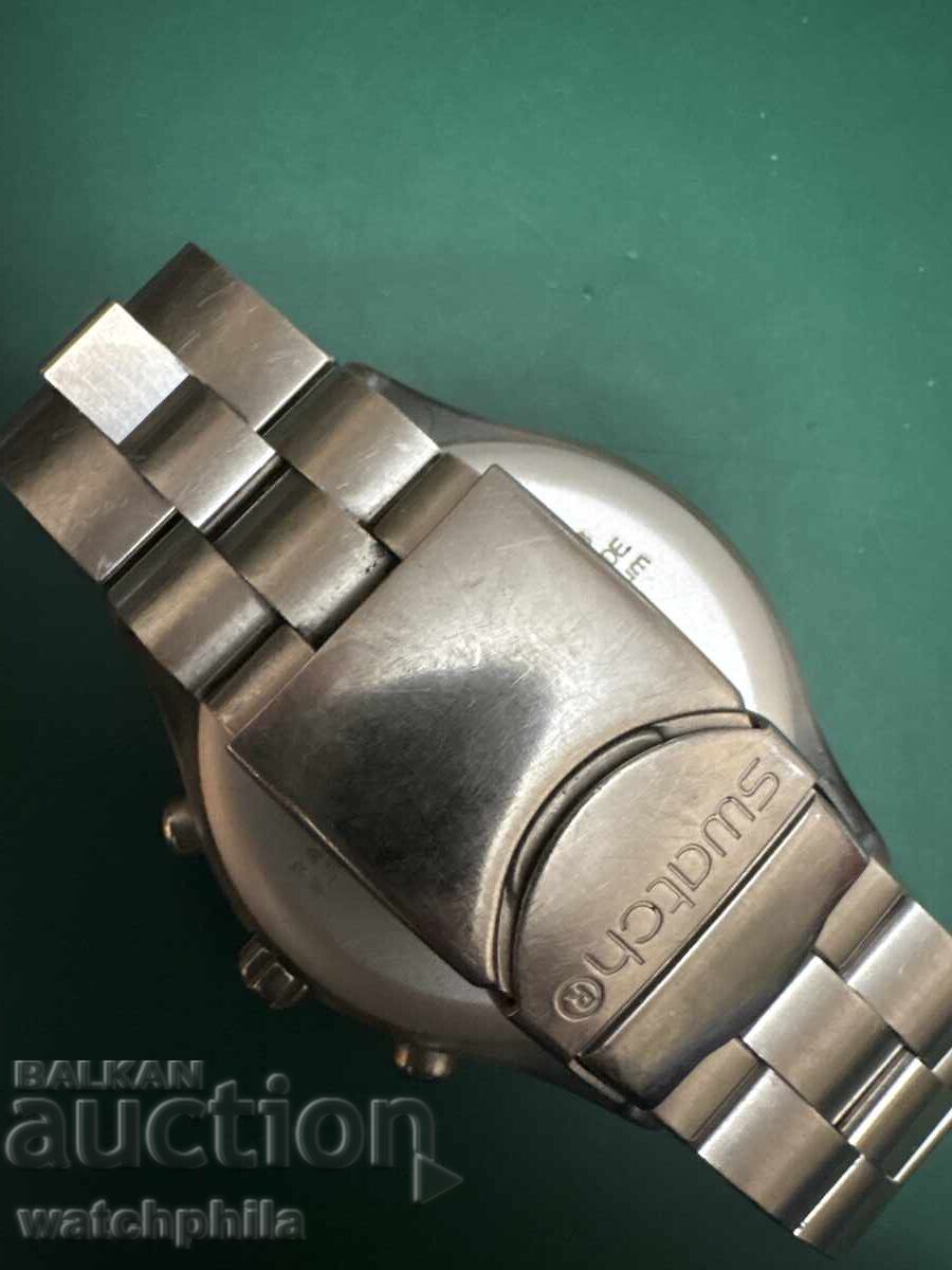 Auction  Swatch Irony chronograph wristwatch. Works perfectly