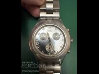 Swatch Irony chronograph wristwatch. Works perfectly