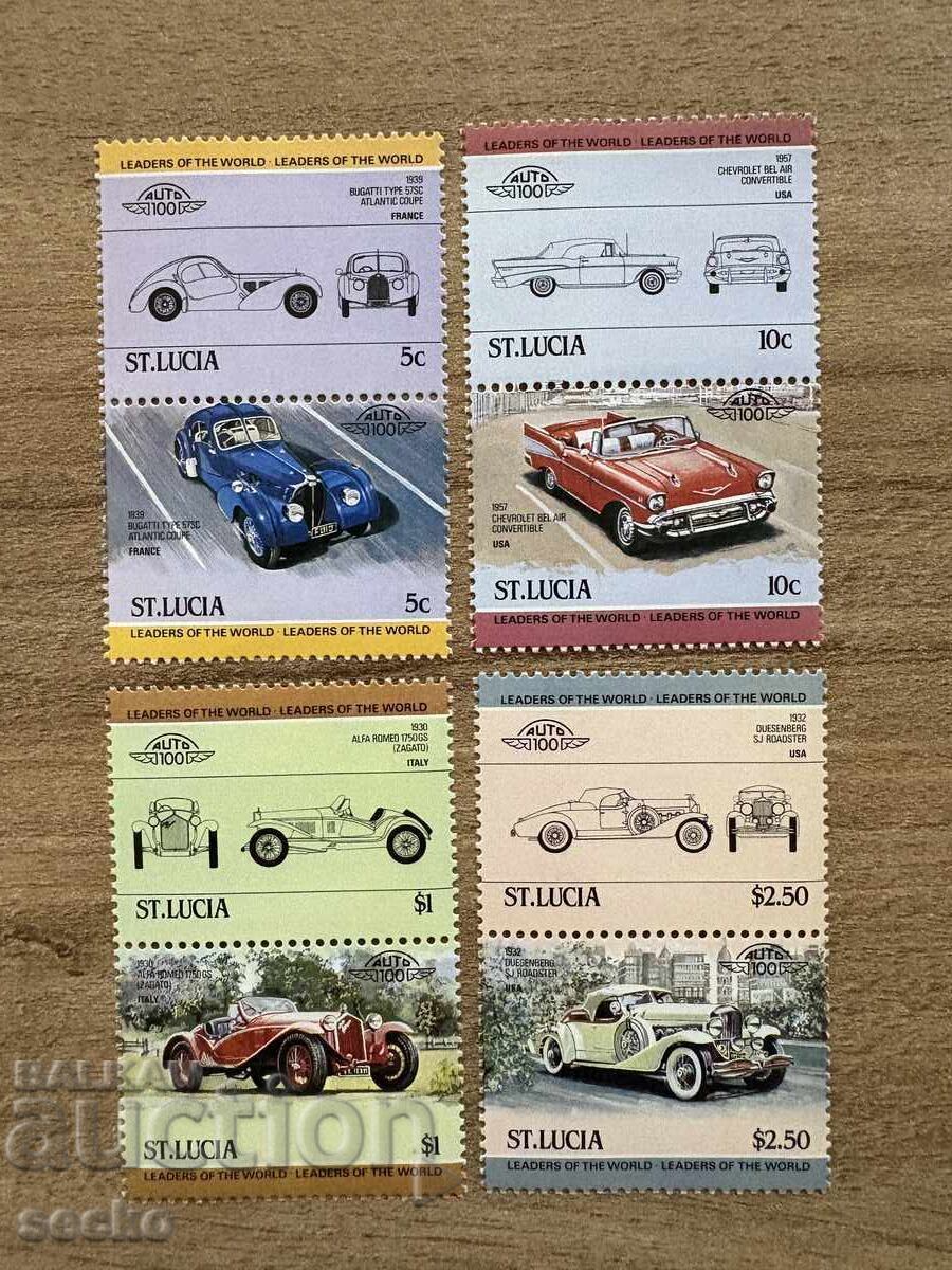 Sfânta Lucia - Autoturisme (1984) - MNH