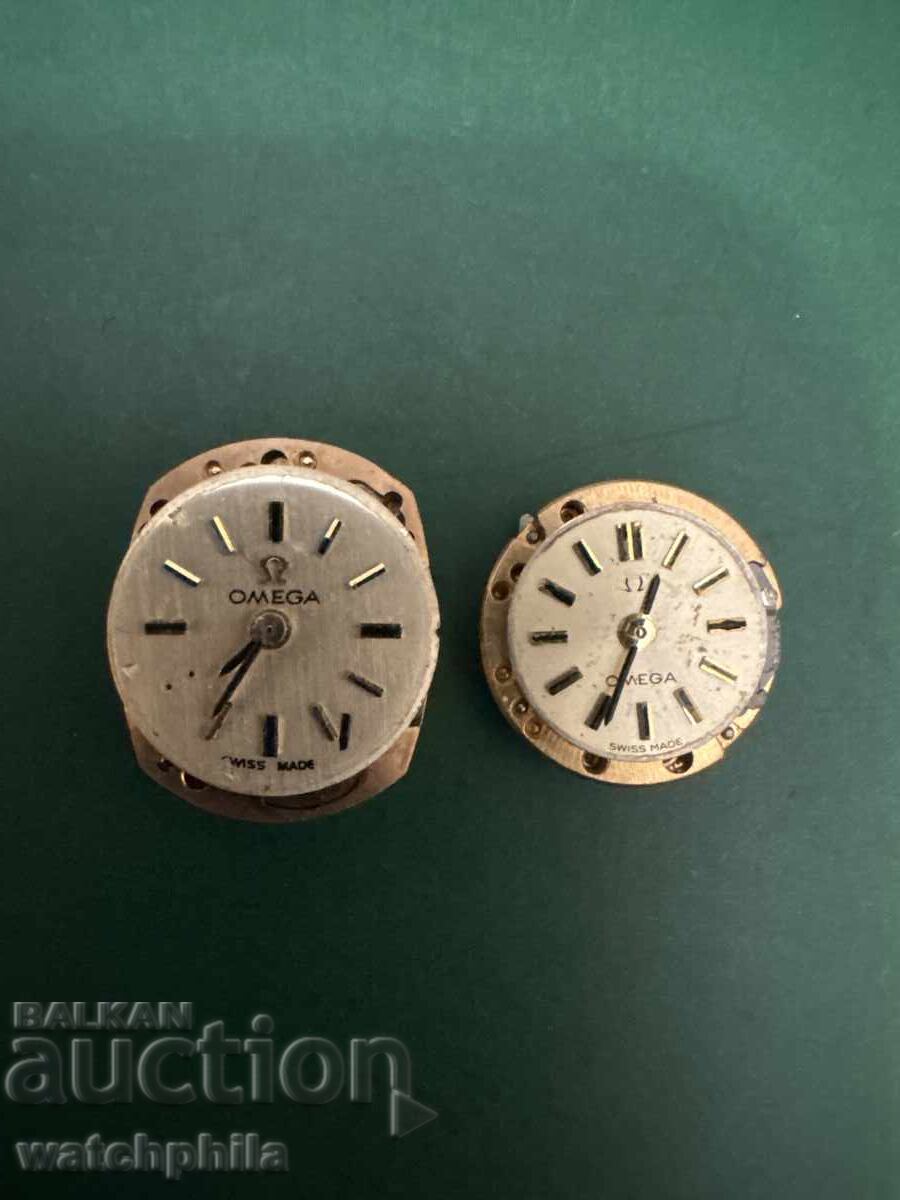 Delivery of Omega 2 pcs. Movements from ladies' watches