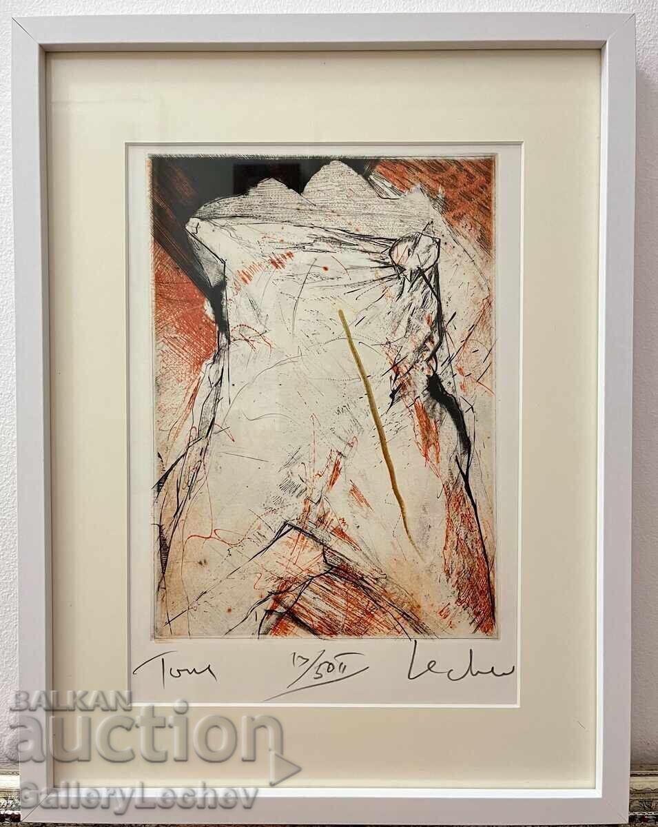 Графика “Торс” Георги Лечев