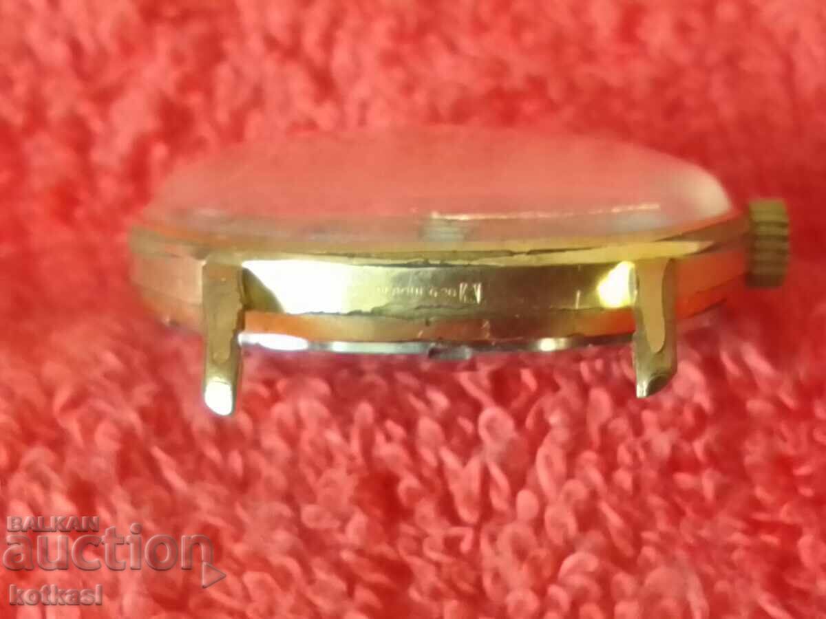 Star σπάνιος ανδρικός επιχρυσωμένος ρολόι Automatic LUZ-GENEVA 20m - 5