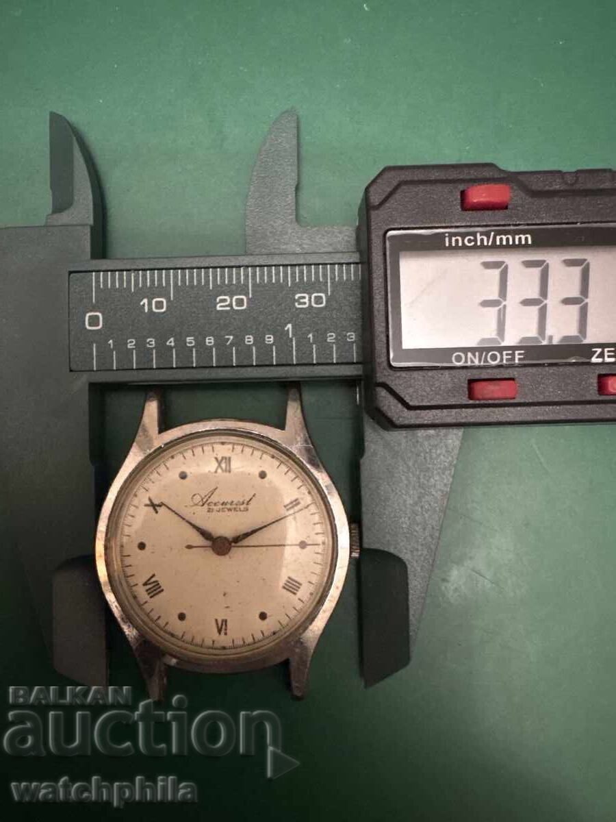 Delivery of Accurist Swiss Rare Men's Watch. Working
