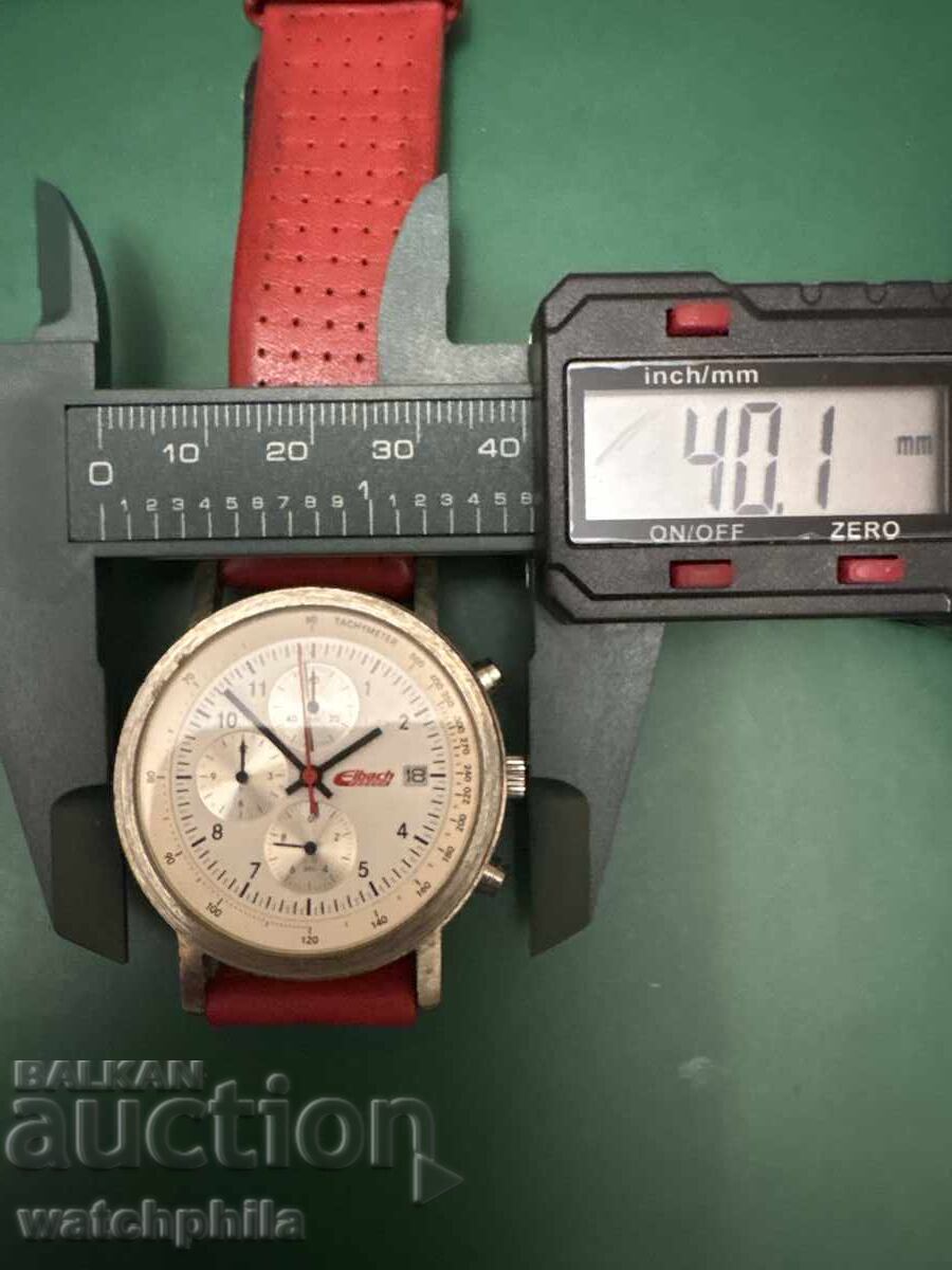 Eibach chronograph rare men's watch. Works - 5
