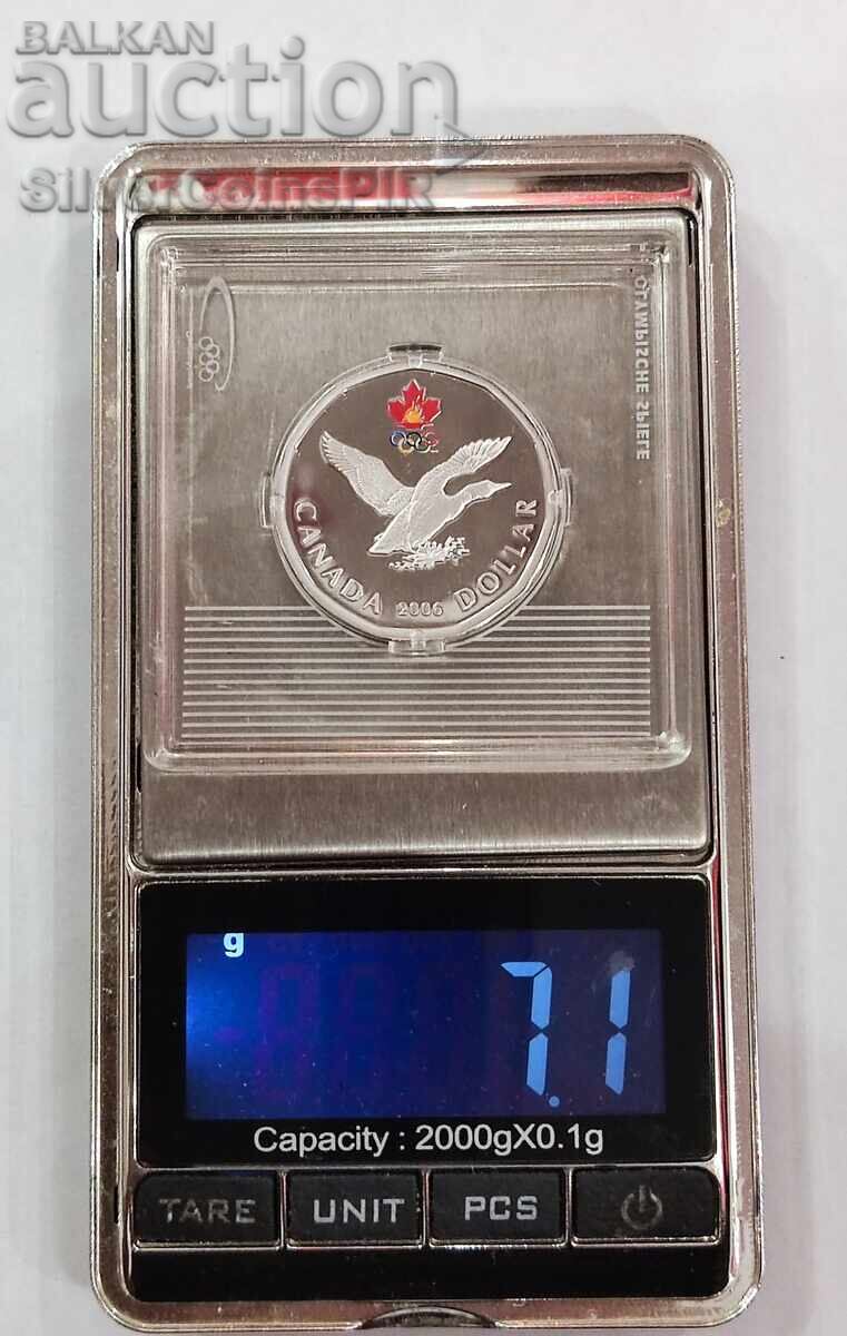 Silver 1$ Olympics 2006 Canada - 5 Silver 1$ Olympics 2006 Canada - 5