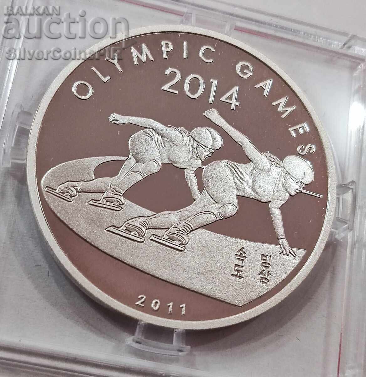 Silver 1000 Won Olympics 2011 Korea with price 65.89 BGN | € 33.69 Silver 1000 Won Olympics 2011 Korea with price 65.89 BGN | € 33.69