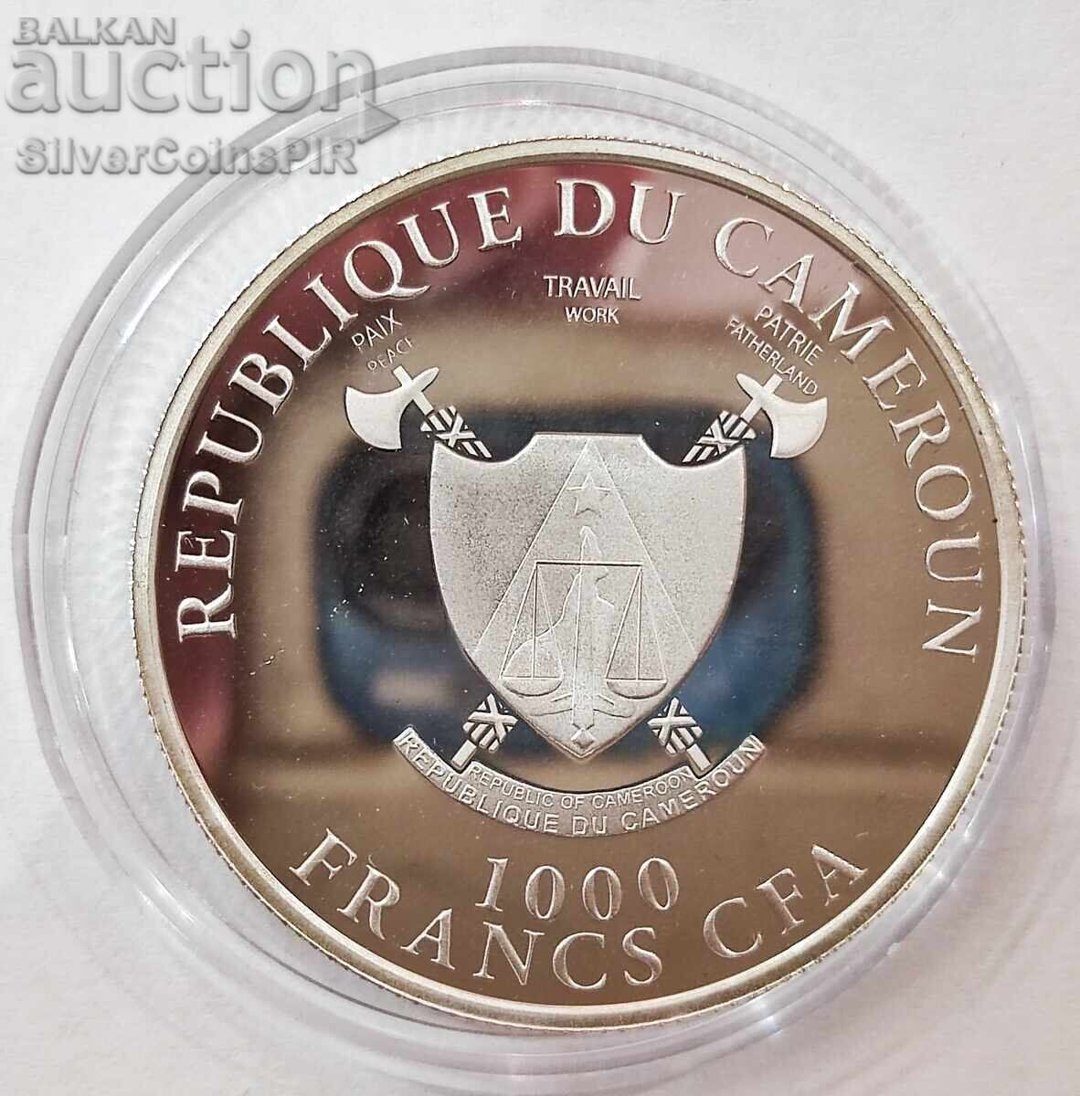 Delivery of Silver 1000 Francs Olympics 2012 Cameroon Delivery of Silver 1000 Francs Olympics 2012 Cameroon