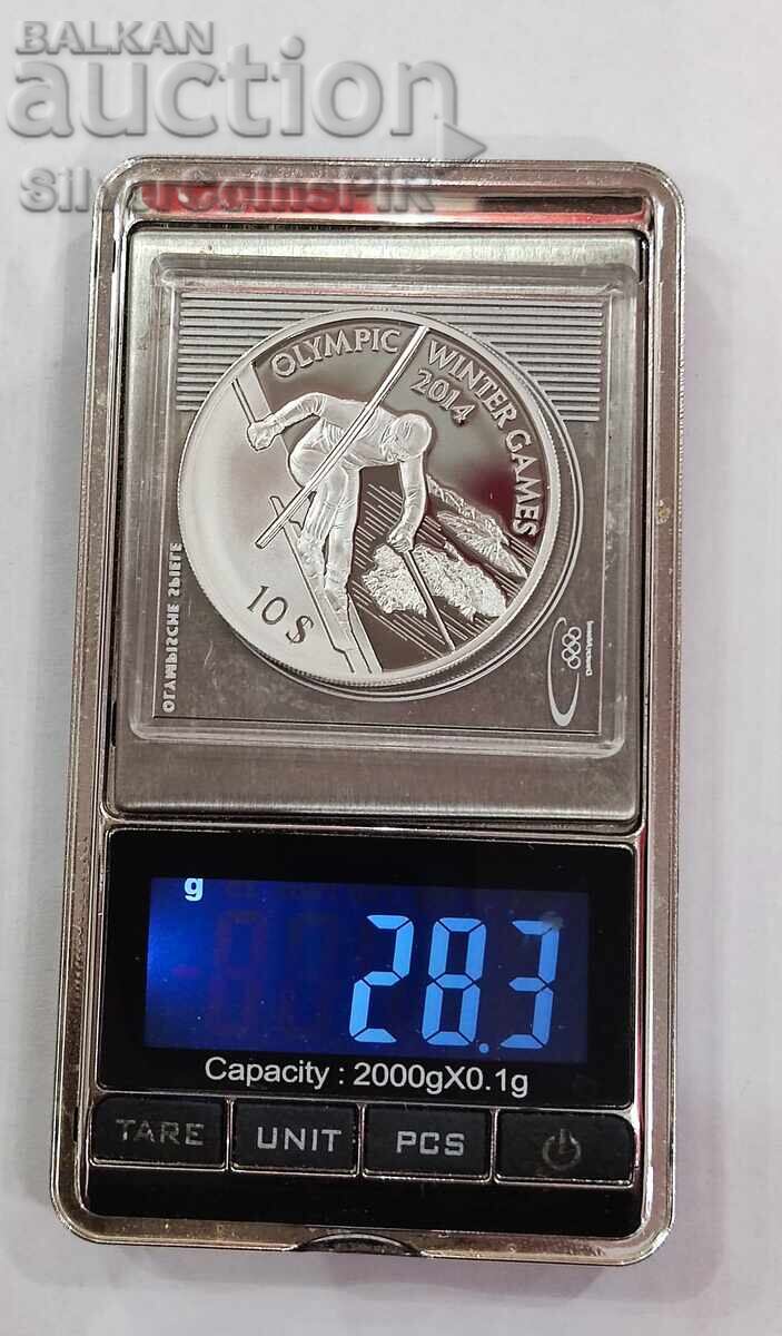 Delivery of Silver 10$ Olympics 2012 Fiji Delivery of Silver 10$ Olympics 2012 Fiji