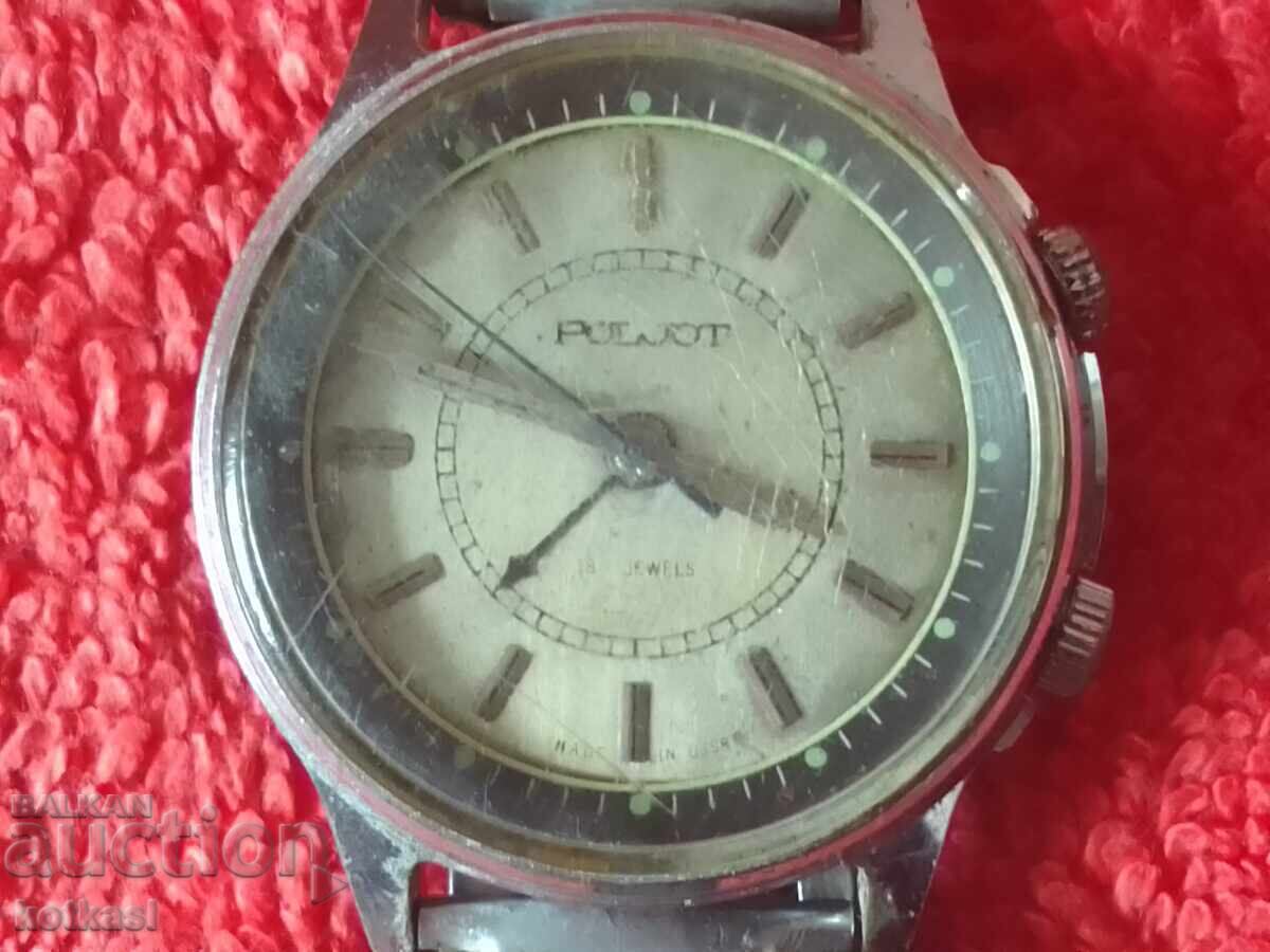 Vintage Mechanical Men's Watch Poljot POLJOT Alarm with price 55.50 BGN | € 28.38 Vintage Mechanical Men's Watch Poljot POLJOT Alarm with price 55.50 BGN | € 28.38