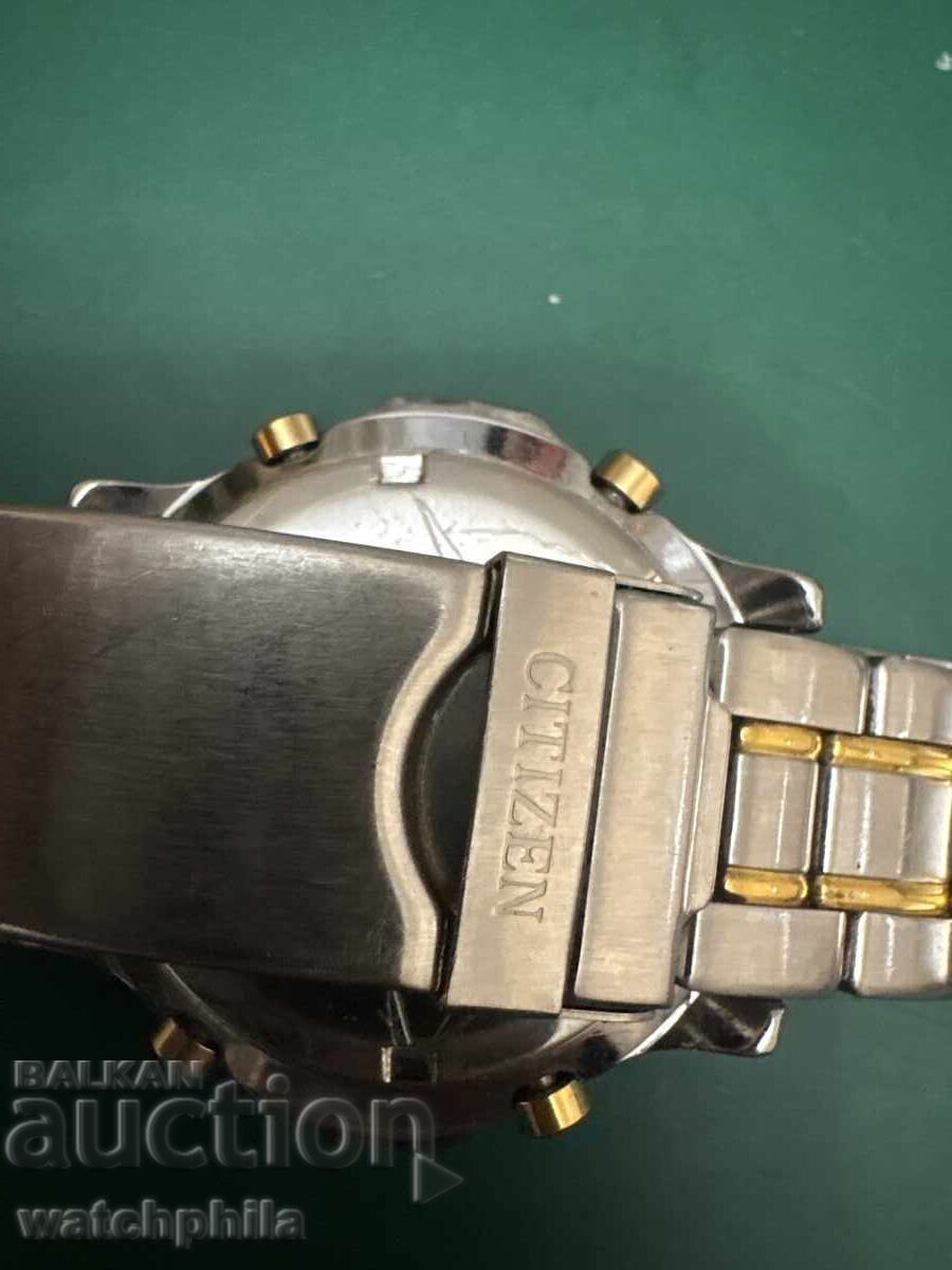 Delivery of Citizen Alarm Chronograph Rare Men's Watch
