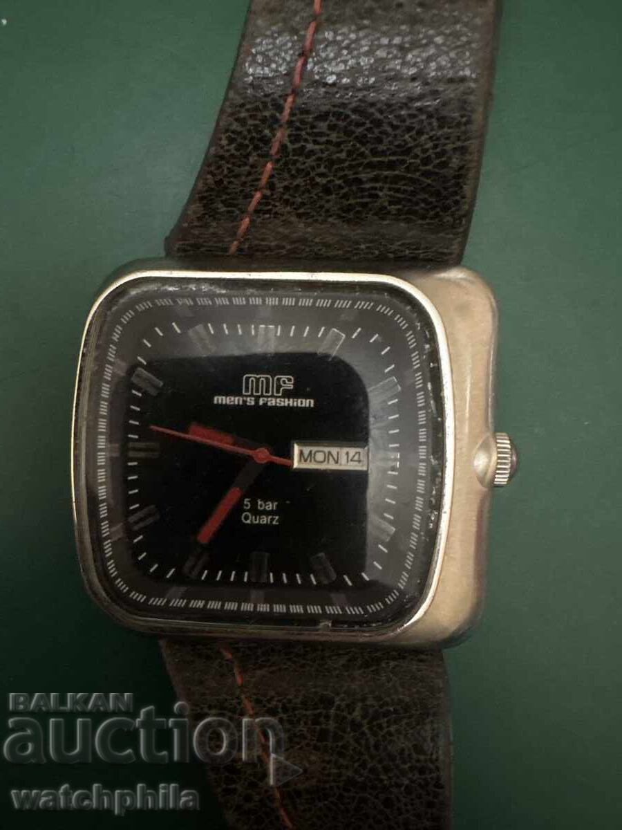 MF Quartz Interesting Men's Watch. Works with price 7.51 BGN | € 3.84 MF Quartz Interesting Men's Watch. Works with price 7.51 BGN | € 3.84