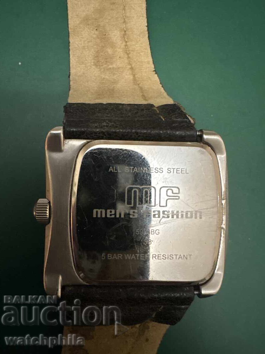 Auction MF Quartz Interesting Men's Watch. Works Auction MF Quartz Interesting Men's Watch. Works