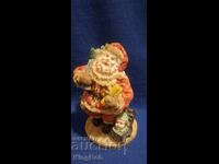 FIGURINĂ VINTAGE "MOȘ CRĂCIUN CU JUCĂRIILE"