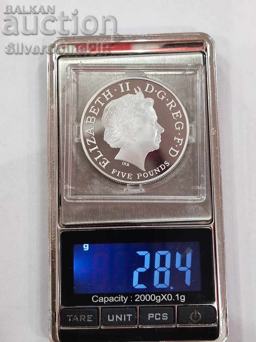 Silver 5 Pounds Olympics 2009 Great Britain - 5 Silver 5 Pounds Olympics 2009 Great Britain - 5