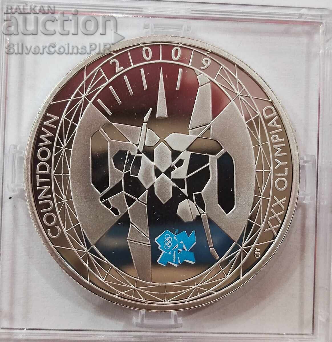 Silver 5 Pounds Olympics 2009 Great Britain Silver 5 Pounds Olympics 2009 Great Britain