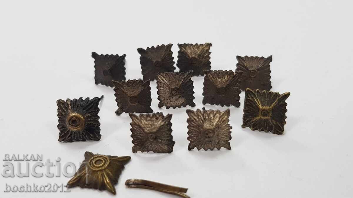 Bulgarian royal rhombuses for shoulder boards, shoulder board Bulgarian royal rhombuses for shoulder boards, shoulder board