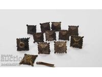 Βουλγαρικά βασιλικά ρομβάκια για επωμίδες, επωμίδα