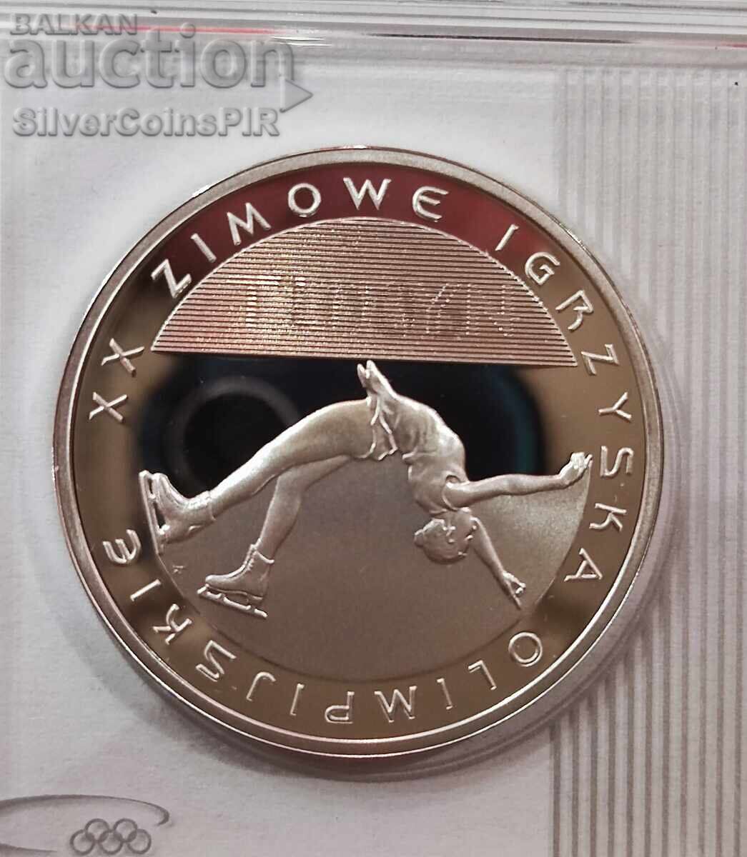 Auction Silver 10 Zloty Olympics 2006 Poland Auction Silver 10 Zloty Olympics 2006 Poland