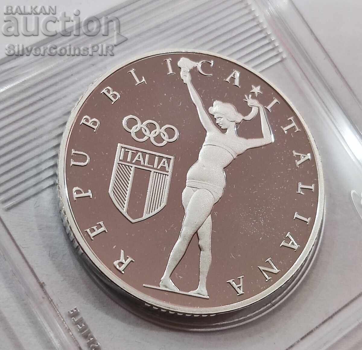 Silver 10 Euro Olympics 2014 Italy - 5 Silver 10 Euro Olympics 2014 Italy - 5