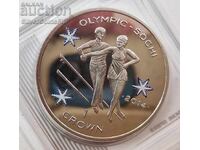 Silver 1 Crown Olympics 2014 Isle of Man