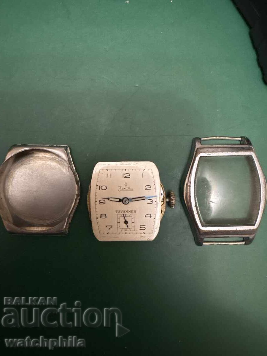 Rare Zentra Tavannes Men's Watch. Working - 5