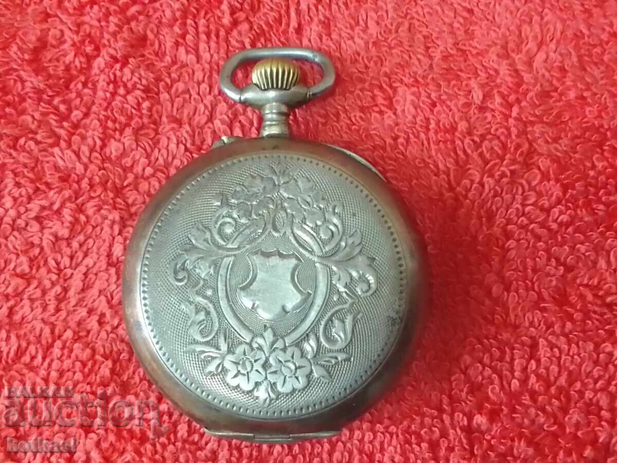 Auction  Antique Silver 800 Pocket Watch