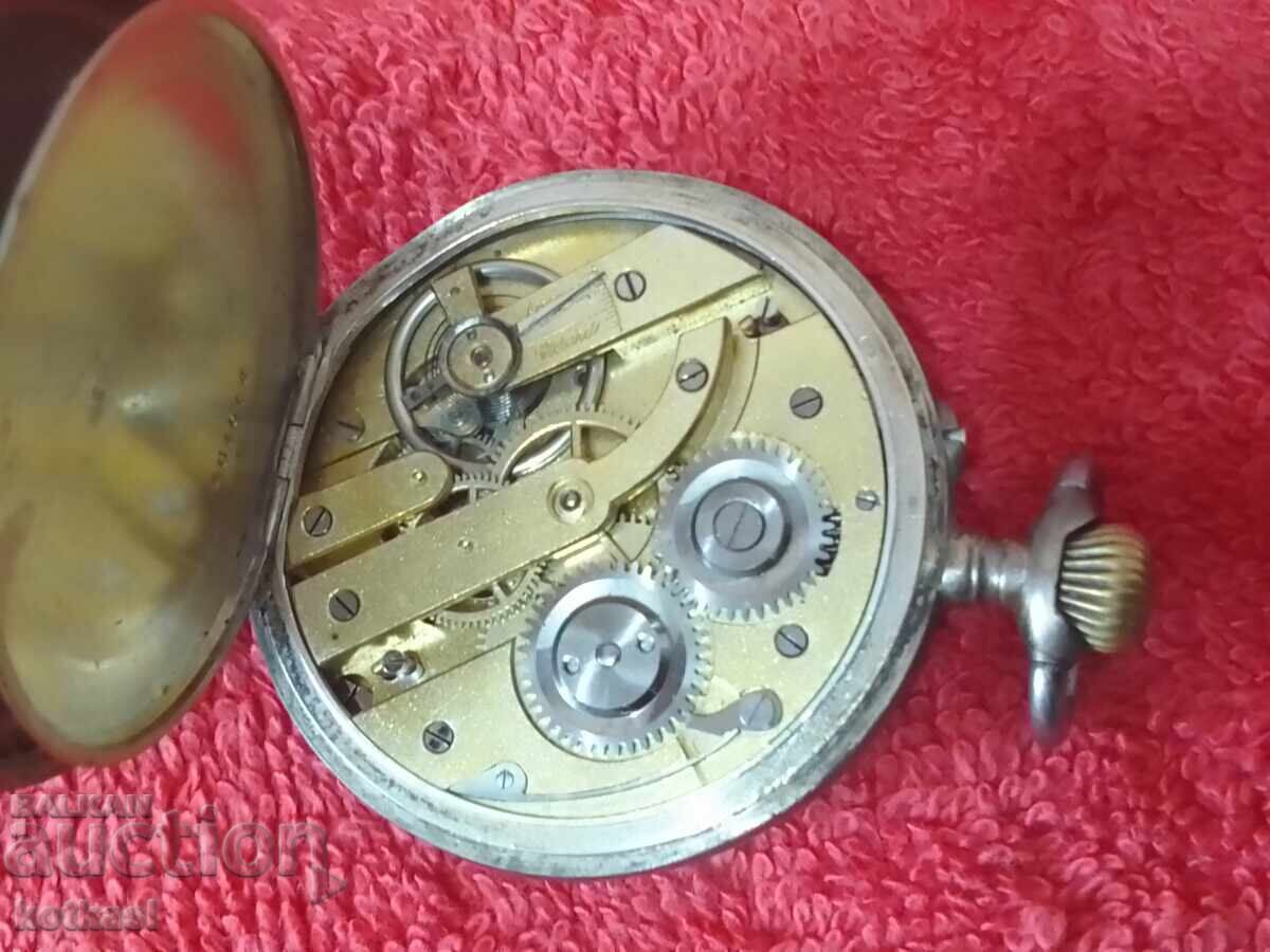 Antique Silver 800 Pocket Watch - 6