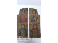 Βουλγαρικά αναγεννησιακά φτερά, πορτάκια από εικόνα τρίπτυχο 19ου αιώνα