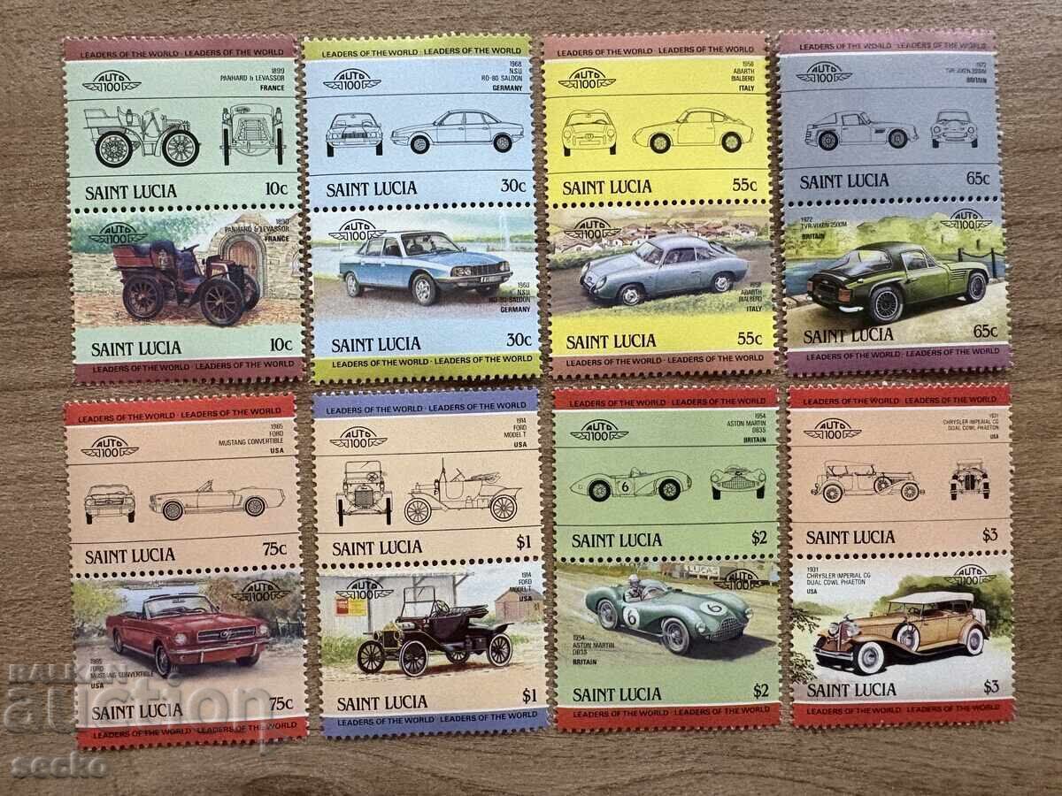 Σεντ Λουσία - Αυτοκίνητα (1984) - MNH