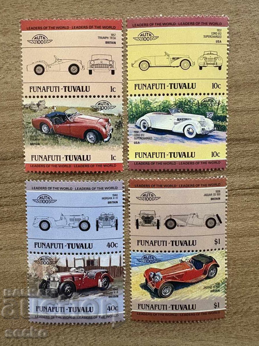Φουναφούτι/Τουβαλού - Αυτοκίνητα (1984) MNH