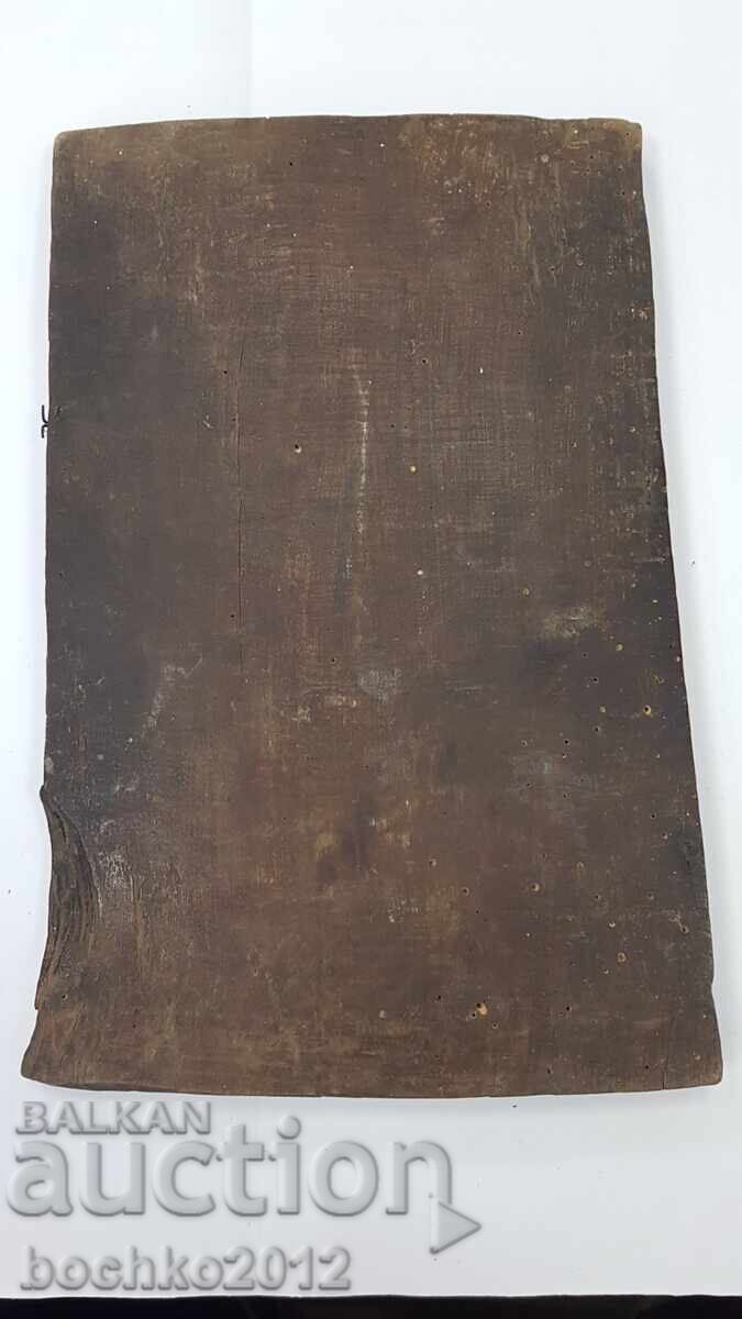 Bulgarian Revival icon triptych 19th century. Original! - 6 Bulgarian Revival icon triptych 19th century. Original! - 6