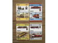 Nevis - World Leaders - Locomotives (1986) MNH