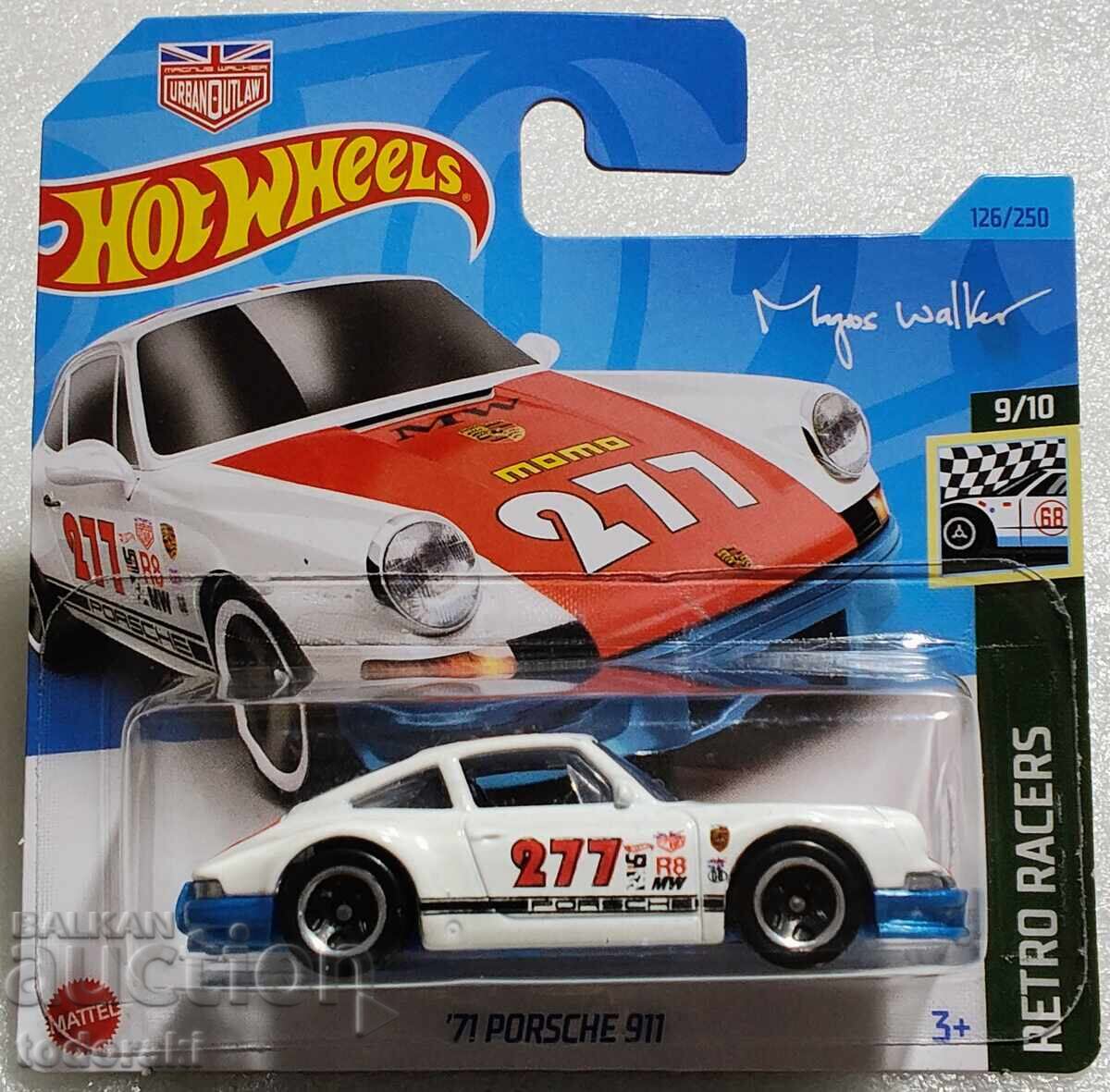 Hot Wheels 71 Porsche 911 Хот Уилс 1:64 Порше Количка Hot Wheels 71 Porsche 911 Хот Уилс 1:64 Порше Количка