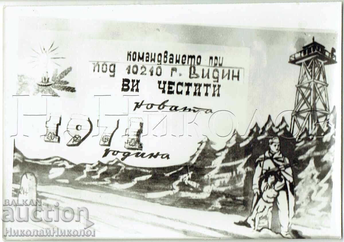 1971 CARTOLINĂ VECHE VIDIN GRĂNICER CÂINE CHNG E592 1971 CARTOLINĂ VECHE VIDIN GRĂNICER CÂINE CHNG E592