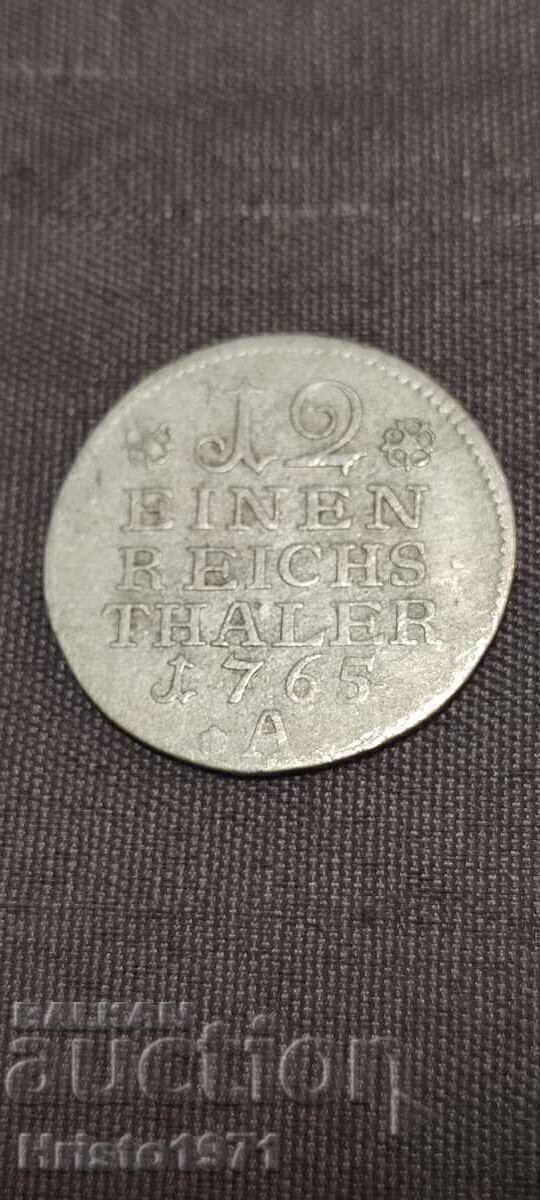 1/12 taler 1765 Prusia cu preț € 45.00 | 88.01 BGN 1/12 taler 1765 Prusia cu preț € 45.00 | 88.01 BGN