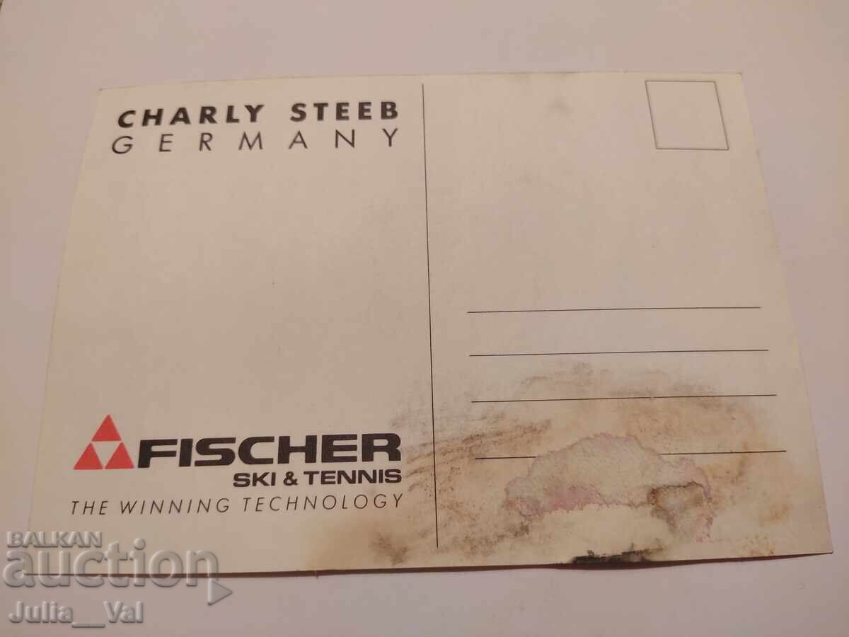 Autograf de la Carl-Uwe Steeb / Charly Steeb 1 cu preț 1.13 BGN | € 0.58 Autograf de la Carl-Uwe Steeb / Charly Steeb 1 cu preț 1.13 BGN | € 0.58