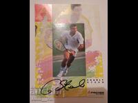 Автограф от Карл-Уве Щеб / Чарли Щеб (Charly Steeb) 1