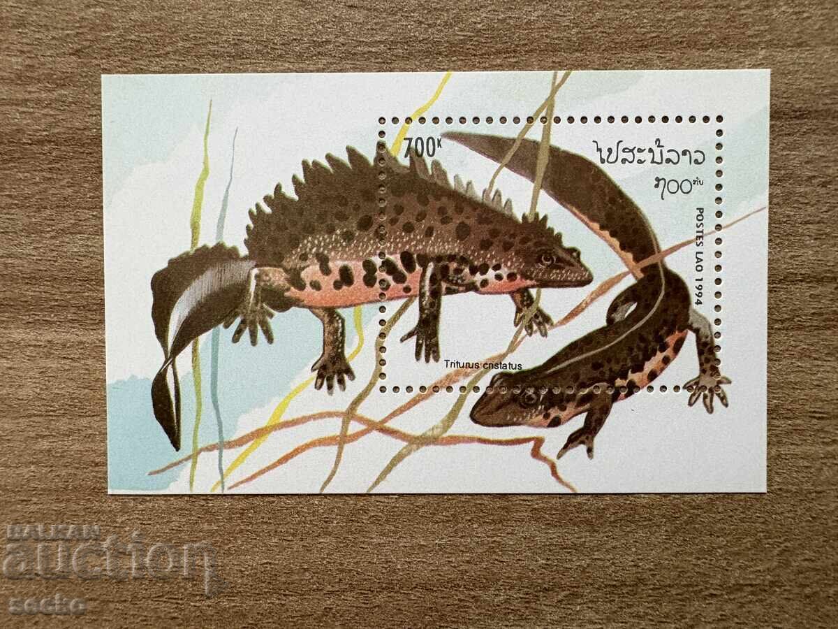 Laos - Amphibians and Reptiles (1994) MNH