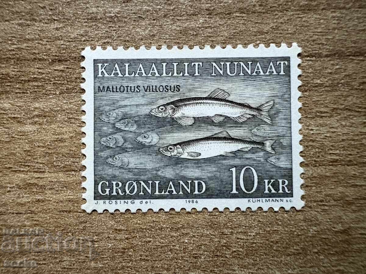 Groenlanda - Pești (1986) MNH