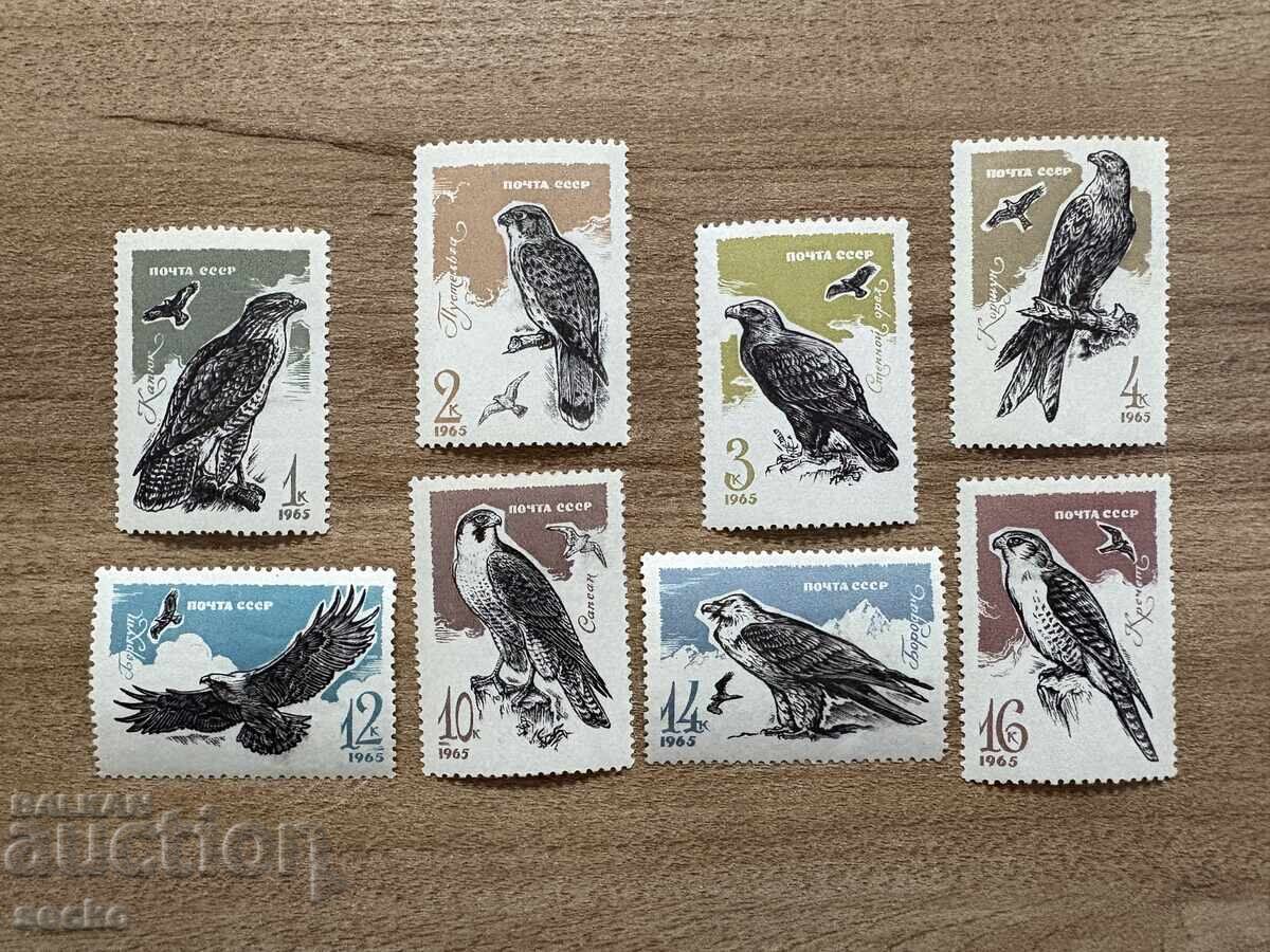 ΕΣΣΔ - Γραβωμένα πουλιά (1965) MNH ΕΣΣΔ - Γραβωμένα πουλιά (1965) MNH