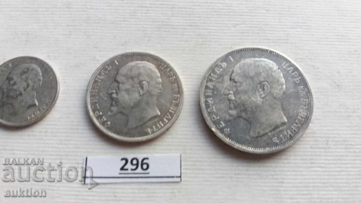 Colecție 50 de bani, 1 și 2 lei, anul 1912 - 6