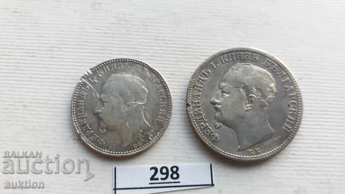 1 I 2 LEVA 1891 ANUL ARGINT - 5 1 I 2 LEVA 1891 ANUL ARGINT - 5