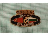 Badge - SERVICE ELORG Electronics Enterprise USSR NRB