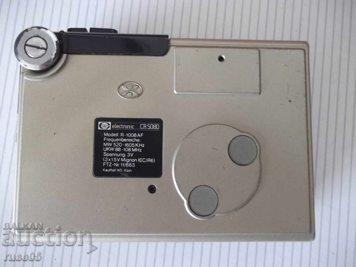 Walkman reporter "electronic CR5080 - R-1008AF" - 6