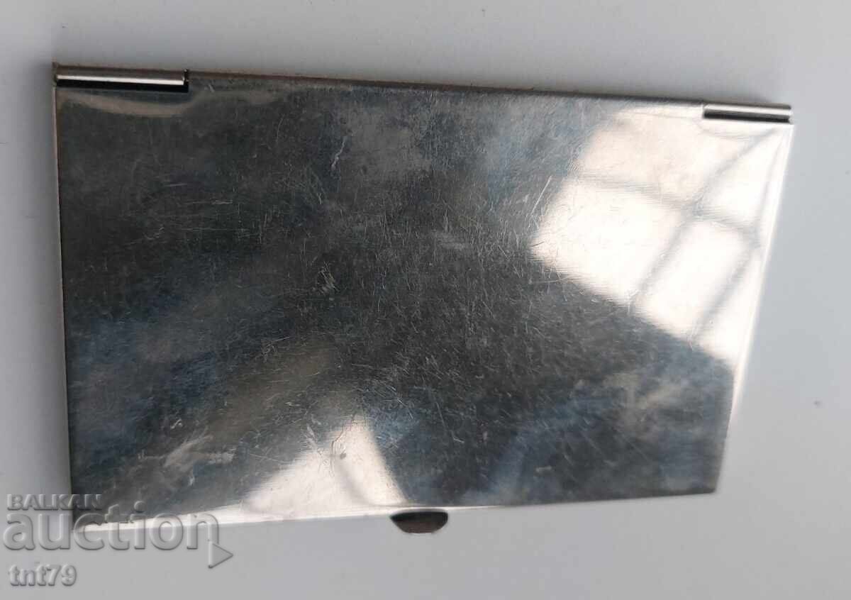 Delivery of Old metal business card Bulgarian National Television - BNT