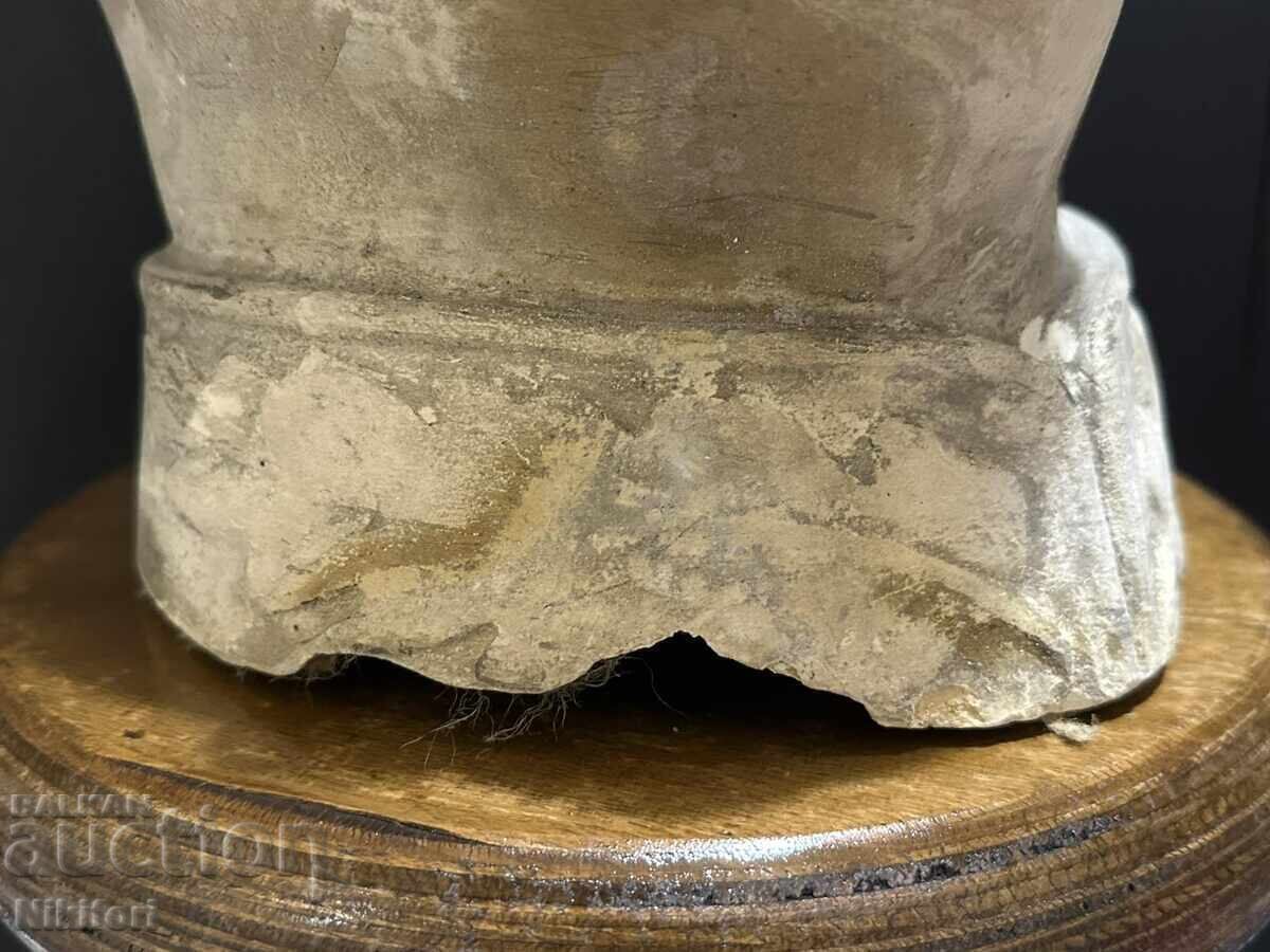 Σοσιαλιστική Μεγάλη Προτομή Στήθους Ιωσήφ Στάλιν Γύψος - 6