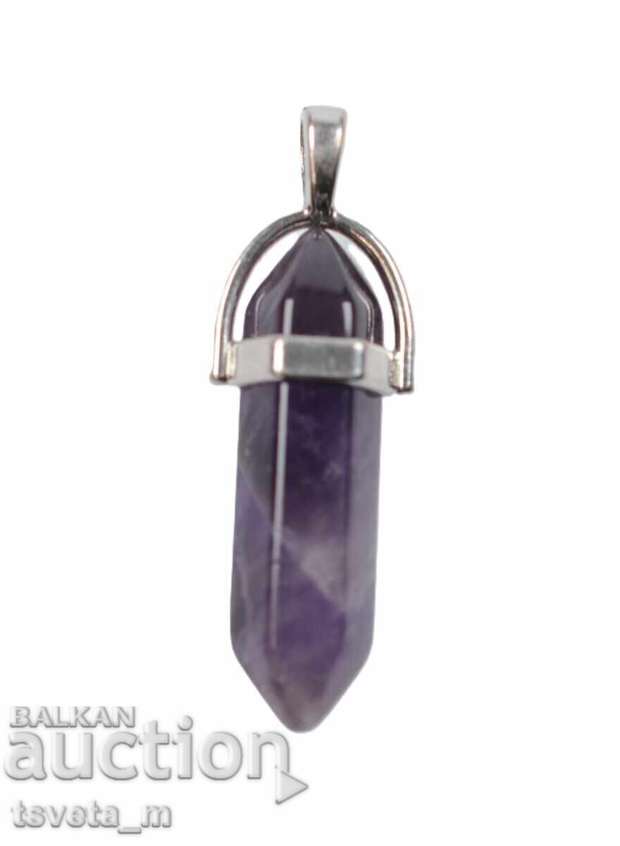 Pendant, medallion made of amethyst gemstone with price 5.00 BGN | € 2.56